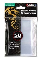 Board Game Sleeves: 58 mm x 89 mm