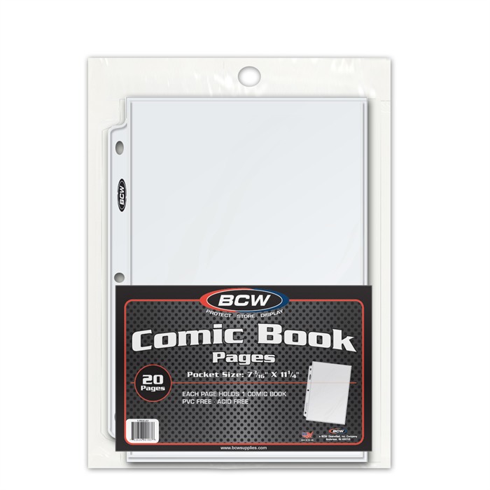 Comic Book Pages (20 Ct)