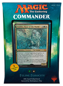 Magic the Gathering: Commander 2017: Feline Ferocity (Green/White)