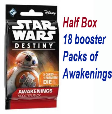 Star Wars Destiny: Awakenings Booster Half Box (18 Packs)