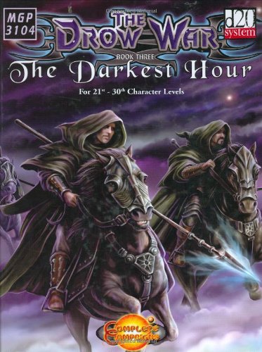 The Drow War: Book Three: The Darkest Hour - Used