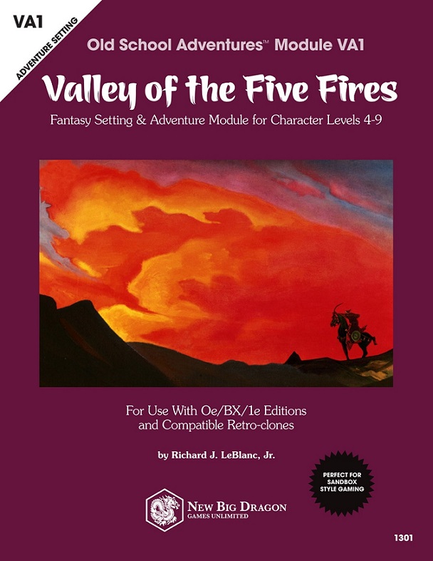 Old School Adventures: Valley of the Five Fires - VA1 - Used