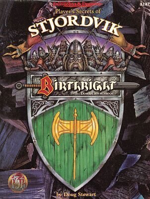 Dungeons and Dragons 2nd ed: Birthright: Players Secrets of Stjordvik - Used