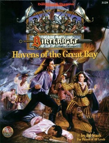 Dungeons and Dragons 2nd ed: Birthright Campaign Expansion: Havens of the Great Bay: Box Set - Used