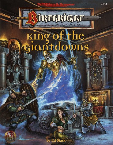 Dungeons and Dragons 2nd ed: Birthright: King of the Giantdowns - Used
