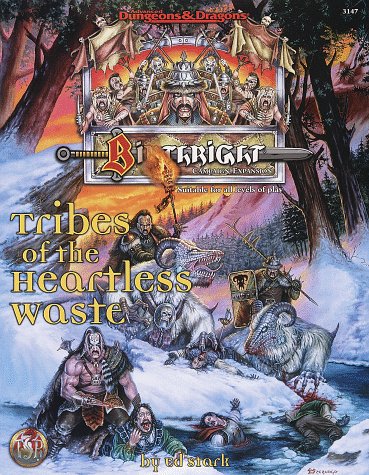 Dungeons and Dragons 2nd ed: Birthright: Tribes of the Heartless Waste - Used