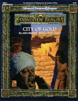 Dungeons and Drasgons 2nd ed: Forgotten Realms: City of Gold - Used