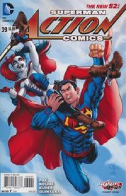Action Comics no. 39 Harley Quinn Cover (New 52)