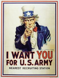 I Want You for U.S. Army Tin Sign