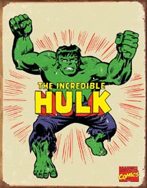 The Incredible Hulk Retro Tin Sign