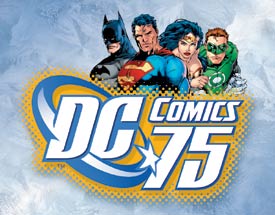 DC Comics 75th Anniversary Tin Sign