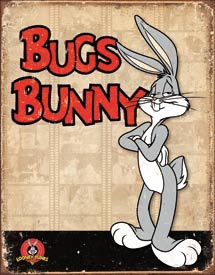 Bugs Bunny Tin Sign