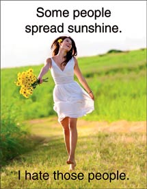 Some People Spread Sunshine Tin Sign