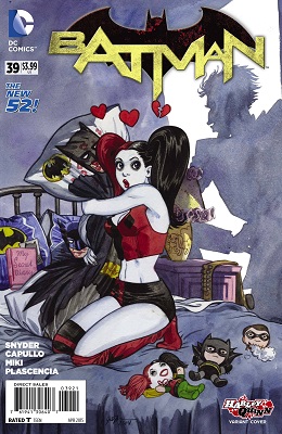 Batman no. 39: Endgame Part 5 Harley Quinn Cover (New 52)