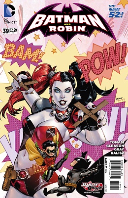Batman and Robin no. 39 Harley Quinn Cover (New 52)