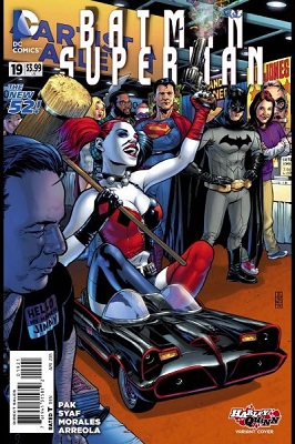 Batman Superman no. 19 Harley Quinn Cover (New 52)