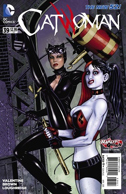 Catwoman no. 39 Harley Quinn Cover (New 52)