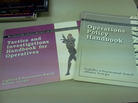 Millenniums End RPG: Tactics and Investigations Handbook for Operatives PLUS Operations Policy Handbook