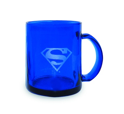 DC Heroes: Superman Blue Translucent Mug