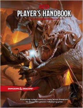 Dungeons and Dragons 5th ed: Players Handbook Hard Cover - Used