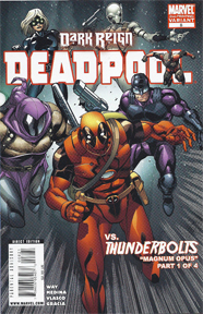 Deadpool (2008) no. 8: Dark Reign (Variant b cover) - Used