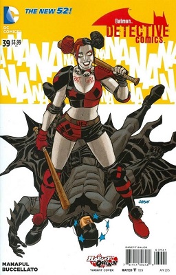 Detective Comics no. 39 Harley Quinn Cover (New 52)