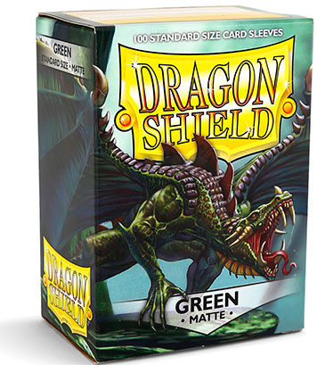Sleeves: Dragon Shield: Matte Green: 100 Sleeves