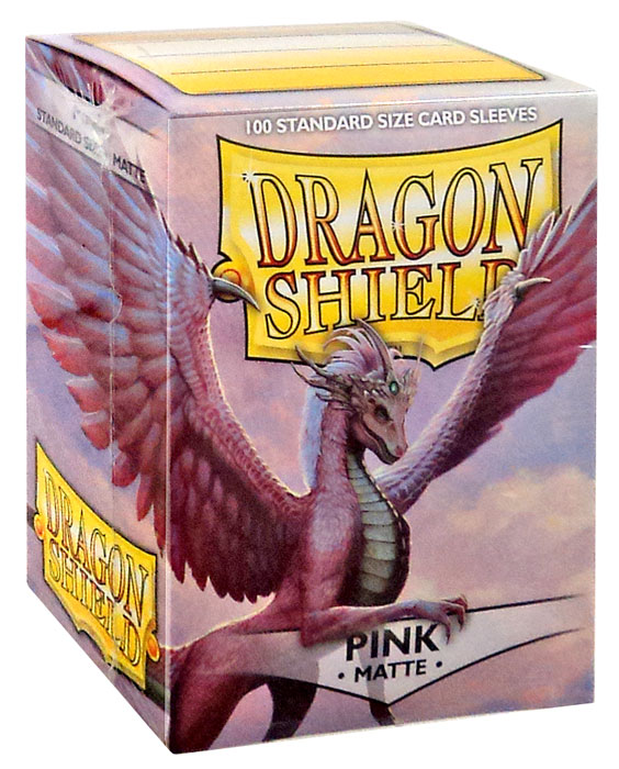 Sleeves: Dragon Shield: Matte Pink: 100 Sleeves