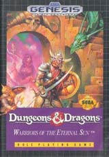 Dungeons and Dragons: Warriors of The Eternal Sun in box - Genesis