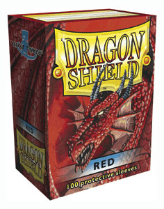 Sleeves: Dragon Shield: Red: 100 Sleeves