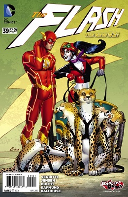 The Flash no. 39 Harley Quinn Cover (New 52)
