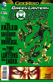 Green Lantern Corps no. 35: Godhead Act 1, Part 3 (New 52)