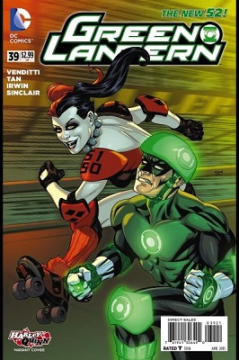 Green Lantern no. 39 Harley Quinn Cover (New 52)