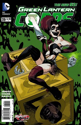 Green Lantern Corps no. 39 Harley Quinn Cover (New 52)