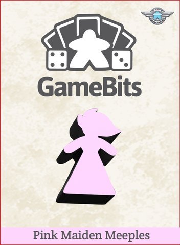 Game Bits: Maiden Meeples Pink (30)