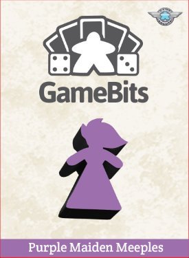 Game Bits: Maiden Meeples Purple (30)