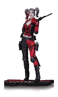 Harley Quinn Red White and Black Injustice 2 Statue