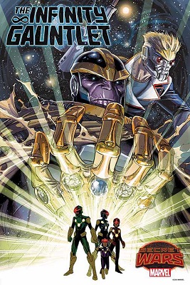 Infinity Gauntlet no. 1 by Weaver Poster