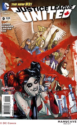 Justice League United no. 9 Harley Quinn Cover (New 52)