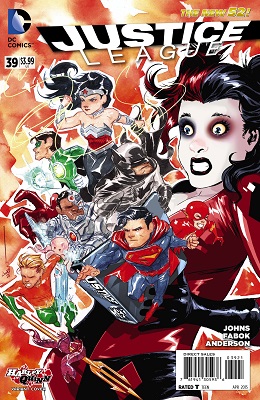 Justice League no. 39 Harley Quinn Cover (New 52)