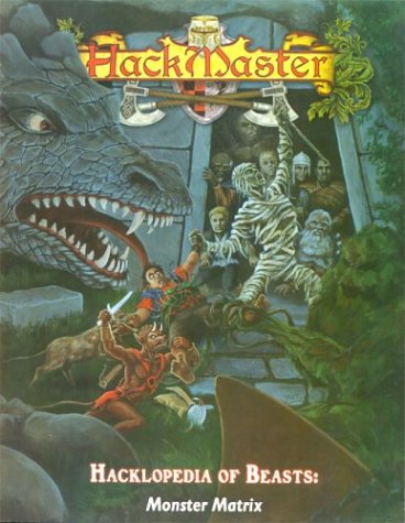 Hack Master: Hacklopedia of Beasts: Monster Matrix - Used
