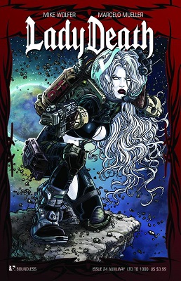 Lady Death no. 24 (MR) Auxiliay Cover (limited to 1000)