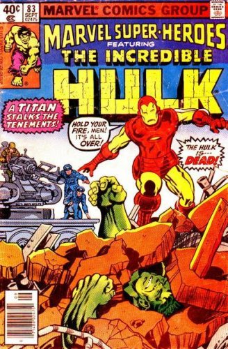 Marvel Super-Heroes featuring The Incredible Hulk no. 83 - Used