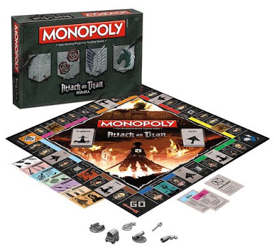 Monopoly: Attack on Titan Board Game