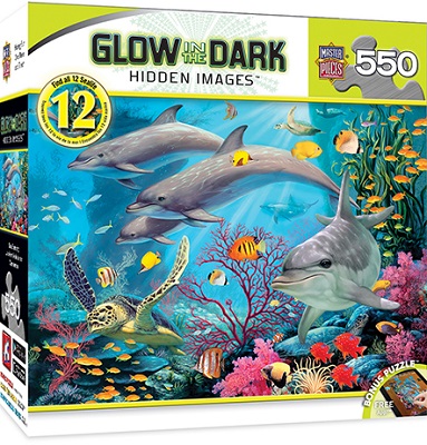 Sea Serenity 550pc Glow In The Dark Puzzle