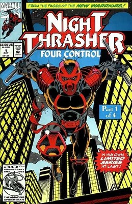 Night Thrasher (1992) Four Control Complete Bundle (4 Issues) - Used