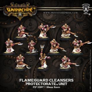 Warmachine: Protectorate of Menoth: Flameguard Cleansers Unit (10): 32097 - Used