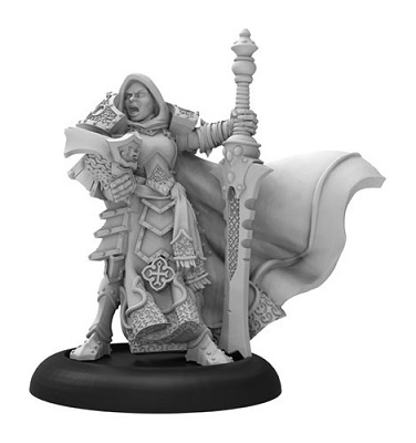 Warmachine: Protectorate of Menoth: Knights Exemplar Officer 32121 - Used