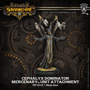 Warmachine: Mercenaries: Cephalyx Dominator Unit Attach: 41115 - Used
