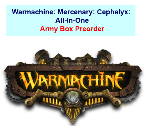 Warmachine: Mercenary: Cephalyx: All-in-One Army Box: 41121